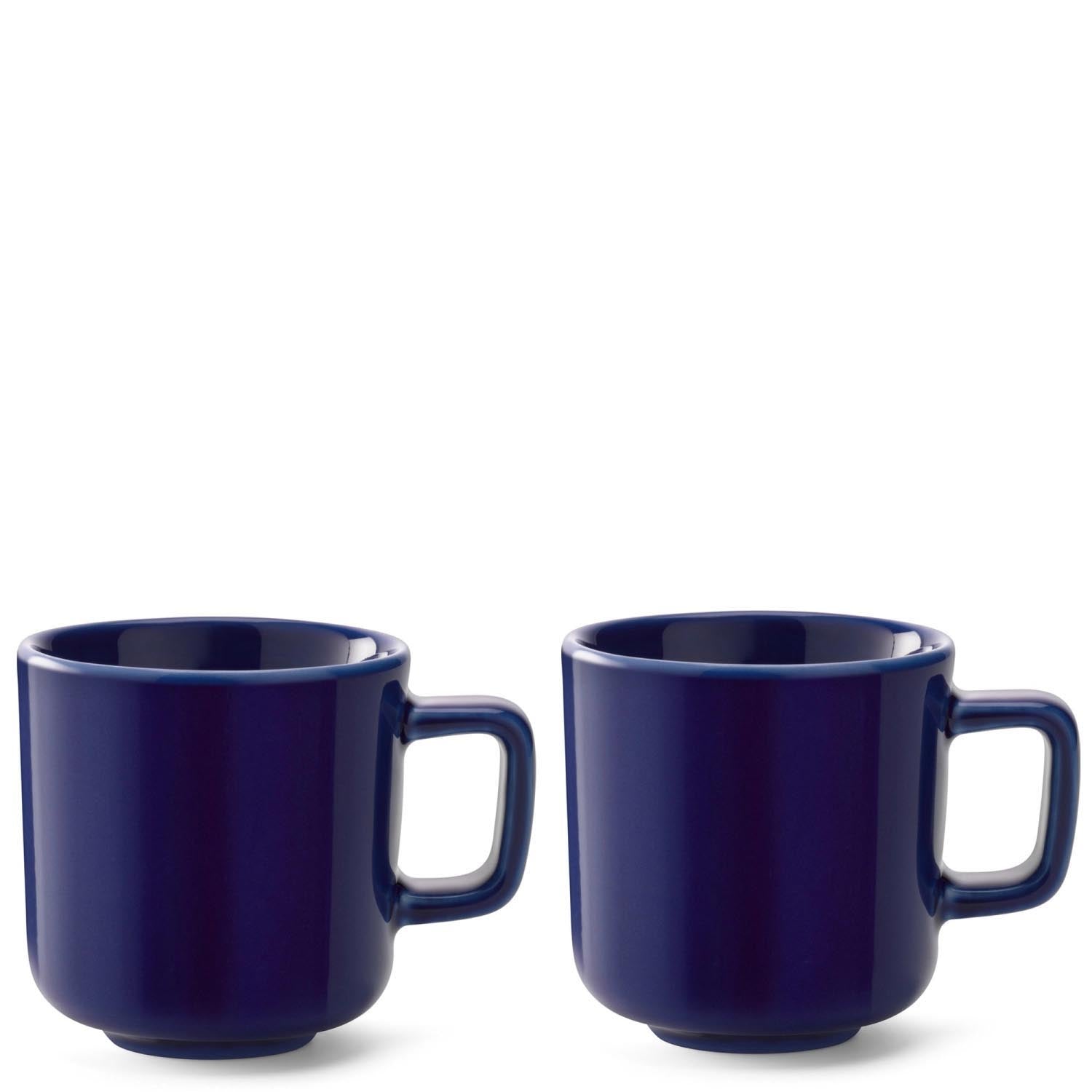 2er Set Collective Kaffeetasse 370ml cobalt in Blau präsentiert im Onlineshop von KAQTU Design AG. Espressotassen ist von LSA