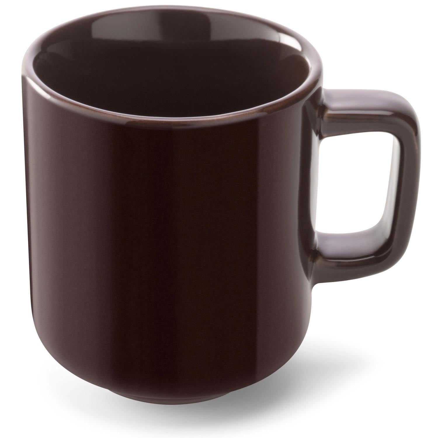 Stilvolles 2er Set Espressotassen aus Glas, 75ml, von LSA. Ideal für Espresso, modernes Design in edlem Mocha-Ton.