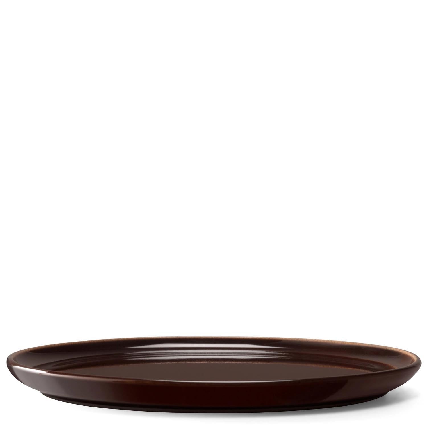 Set aus 2 flachen Tellern (20 cm) in Mocha von LSA, perfekt für elegante Tischgestaltung und vielseitige Einsatzmöglichkeiten.