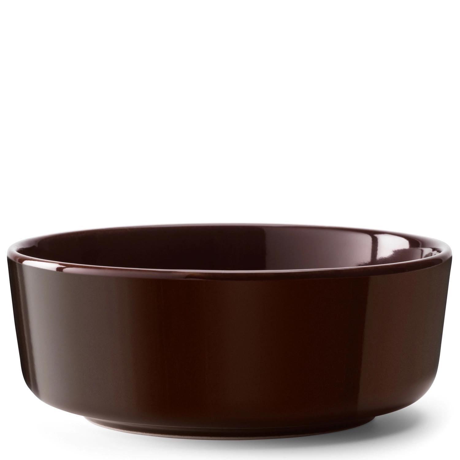 Set aus zwei LSA Collective Schalen in Mocha, 15 cm, perfekt für modernes Servieren und stilvolle Tischdekoration.