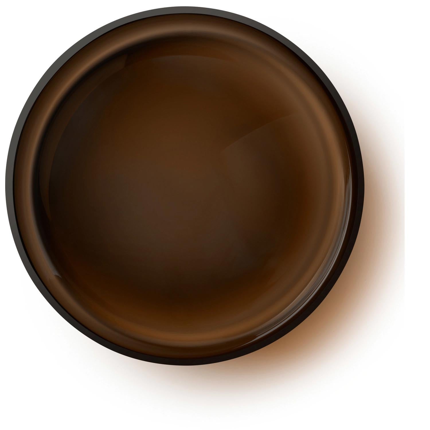 Elegante Glasschale in Mocha, 35 cm breit, 6 cm hoch, ideal für stilvolle Dekoration und ansprechende Präsentationen.