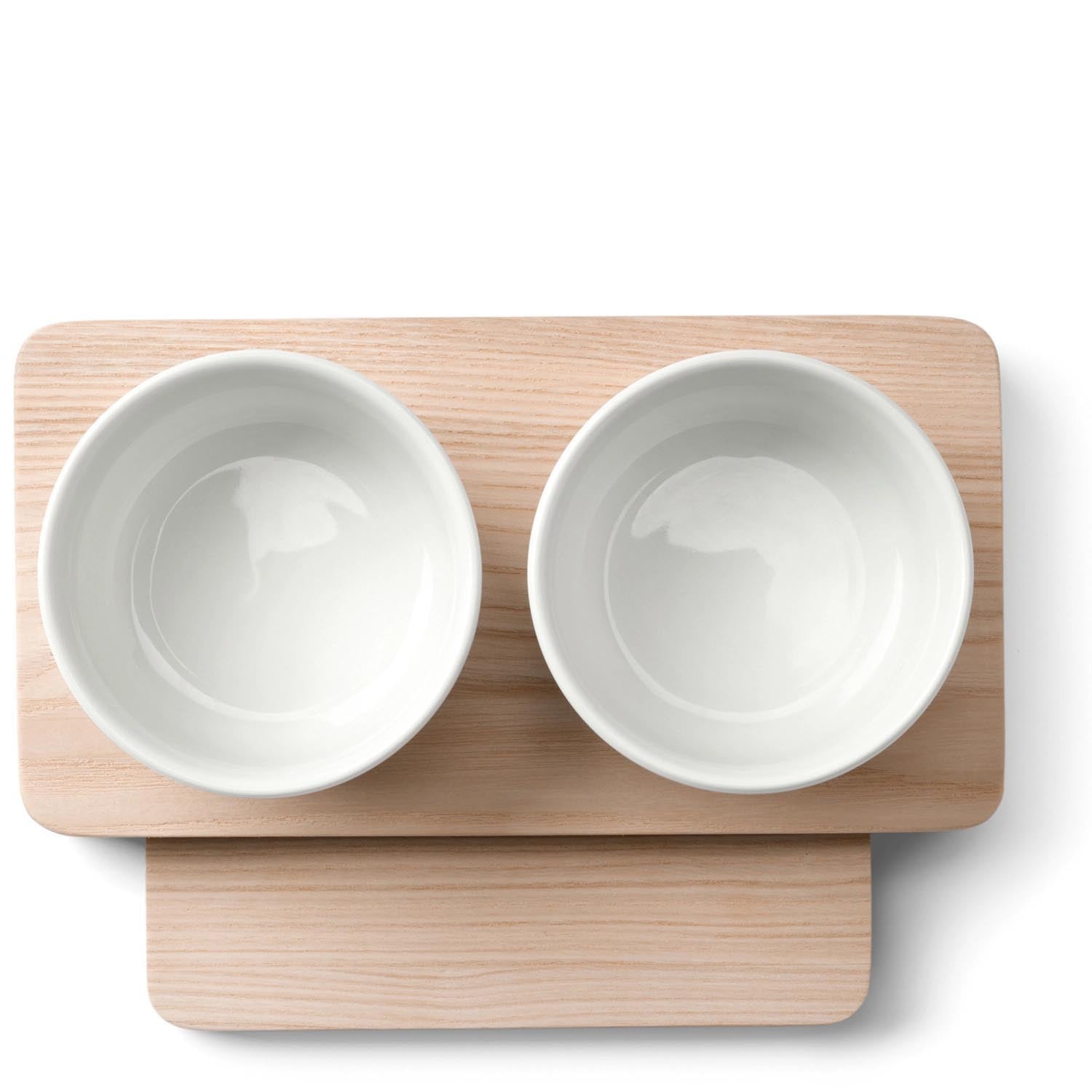 Stilvolles Servierset aus weisser Esche, Masse 19.5x16x8cm, von LSA. Ideal für elegantes Servieren und Präsentieren.