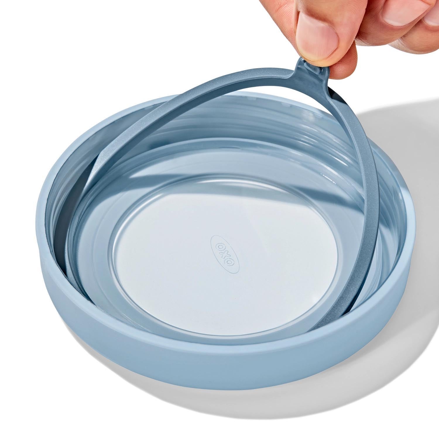 2er Set OXO Good Grips Twist & Stack Boxen, 550ml, stapelbar, ideal für frische Aufbewahrung und platzsparende Organisation.