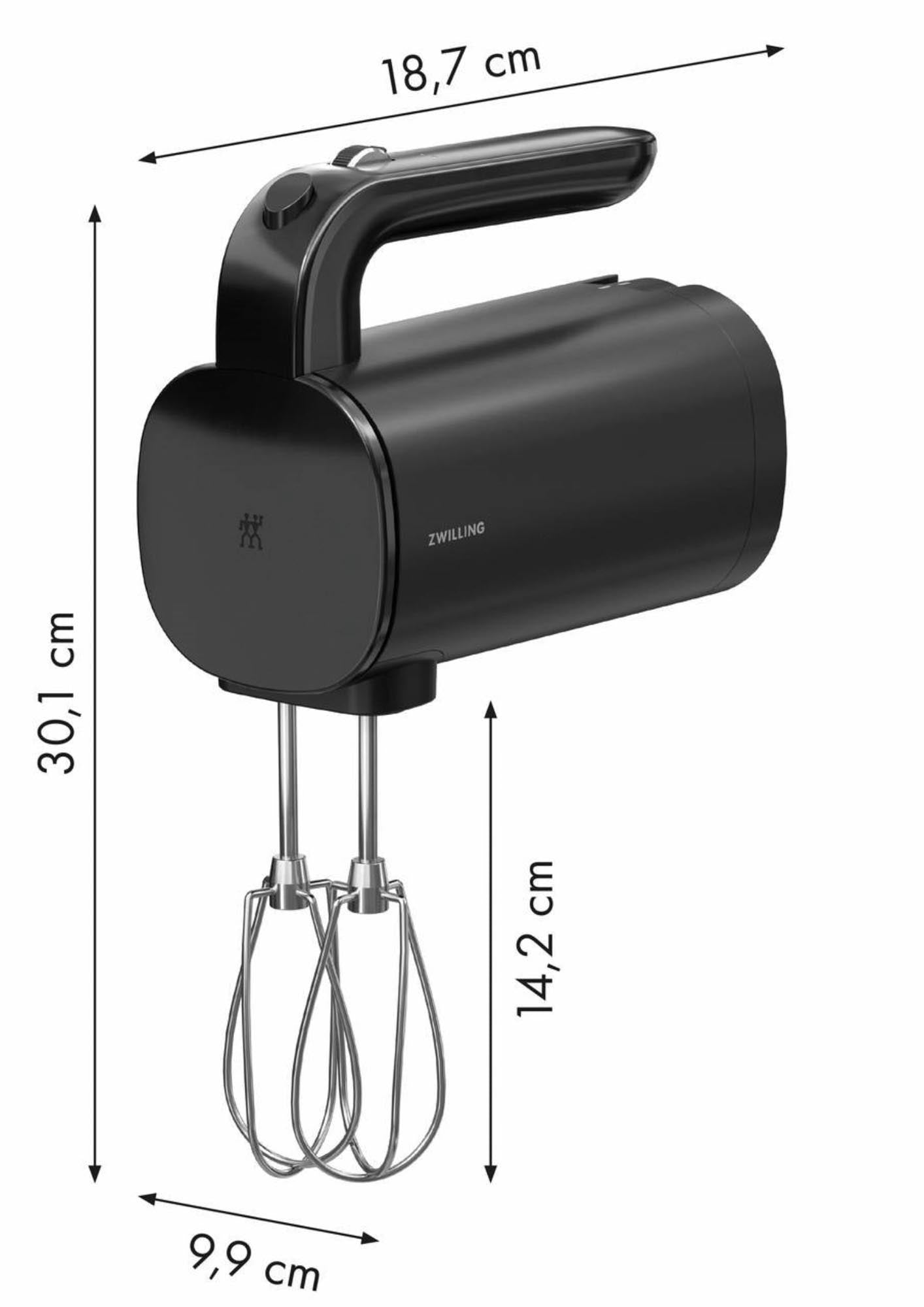 Kabelloser Handmixer von Zwilling, perfekt für vielseitiges Mixen. Ergonomisches Design, Xtend Akku-kompatibel, kraftvoll und flexibel.