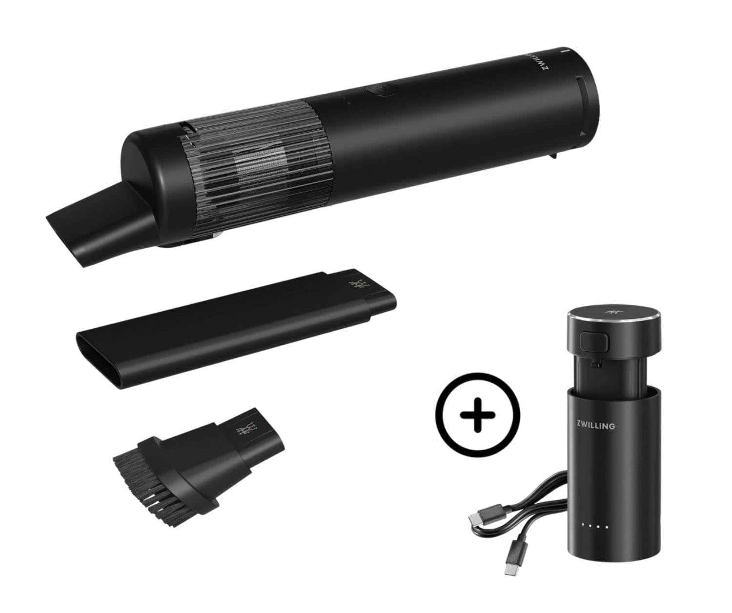 Xtend Akku Handstaubsauger Starter Set in Schwarz präsentiert im Onlineshop von KAQTU Design AG. Küchengerät ist von Zwilling
