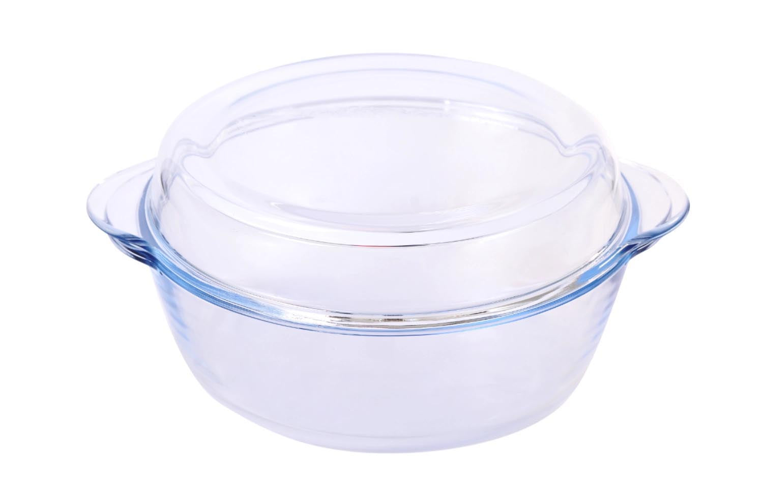 Auflaufform rund m. Deckel 2890ml 21.9x26.2cm in Transparent präsentiert im Onlineshop von KAQTU Design AG. Backform / Backblech ist von Borart