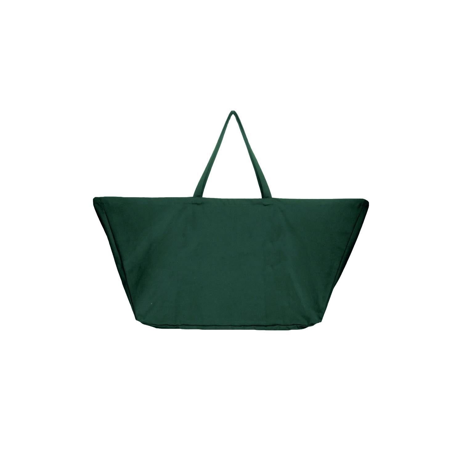 Big Long Tasche 35x45x90cm dark green Biobaumwolle in 0 präsentiert im Onlineshop von KAQTU Design AG. Küchenhelfer ist von The Organic Company