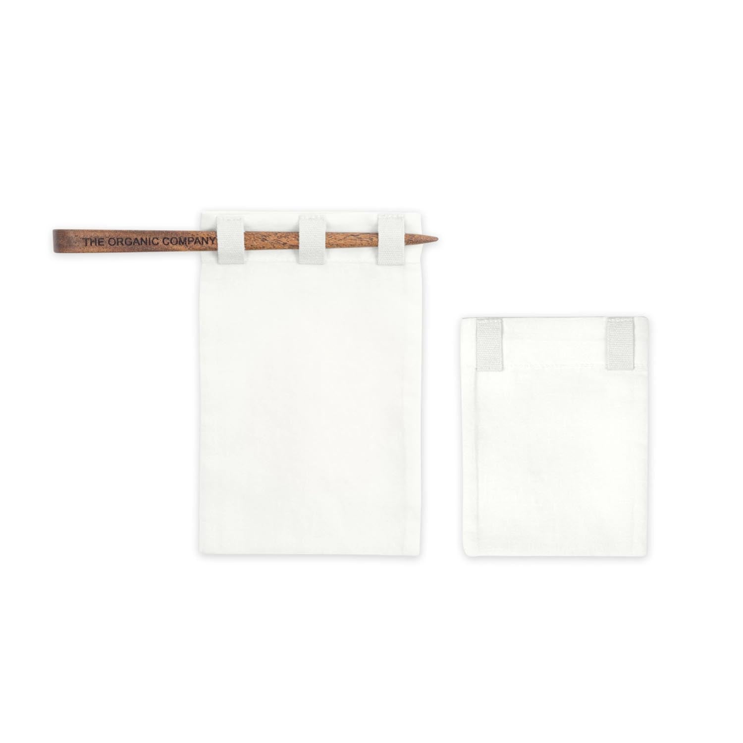 2er Set Teebeutel ungefärbt Biobaumwolle in 0 präsentiert im Onlineshop von KAQTU Design AG. Küchenhelfer ist von The Organic Company