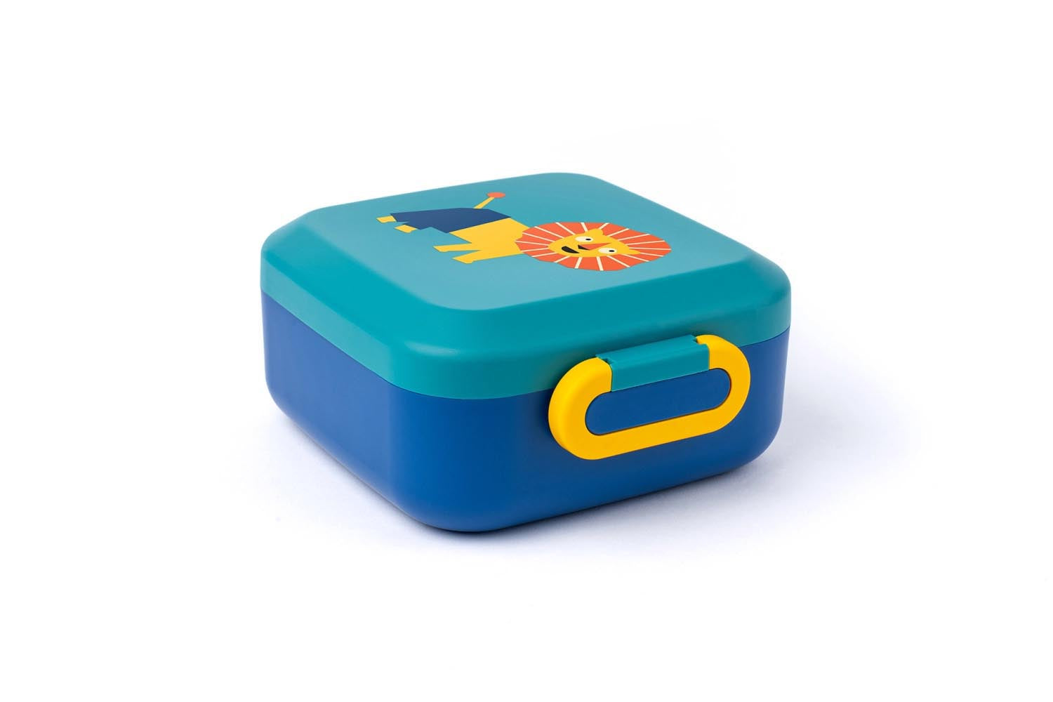 Rikko Lunchbox Löwe midnight lagoon in Blau präsentiert im Onlineshop von KAQTU Design AG. Aufbewahrungsbehälter ist von Amuse