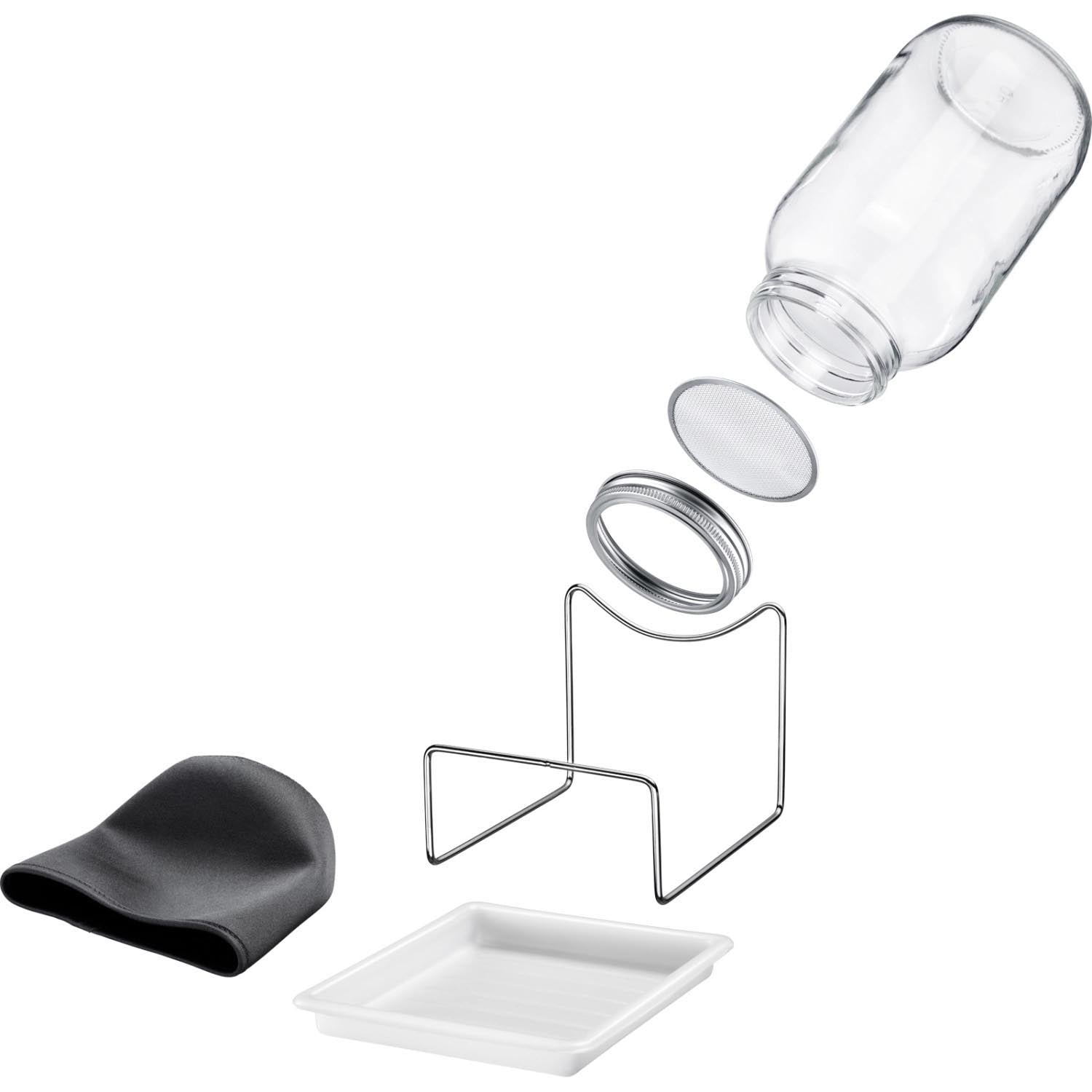 Das 2000 ml Sprossenglas von Westmark ermöglicht die einfache und hygienische Anzucht frischer Sprossen zu Hause.