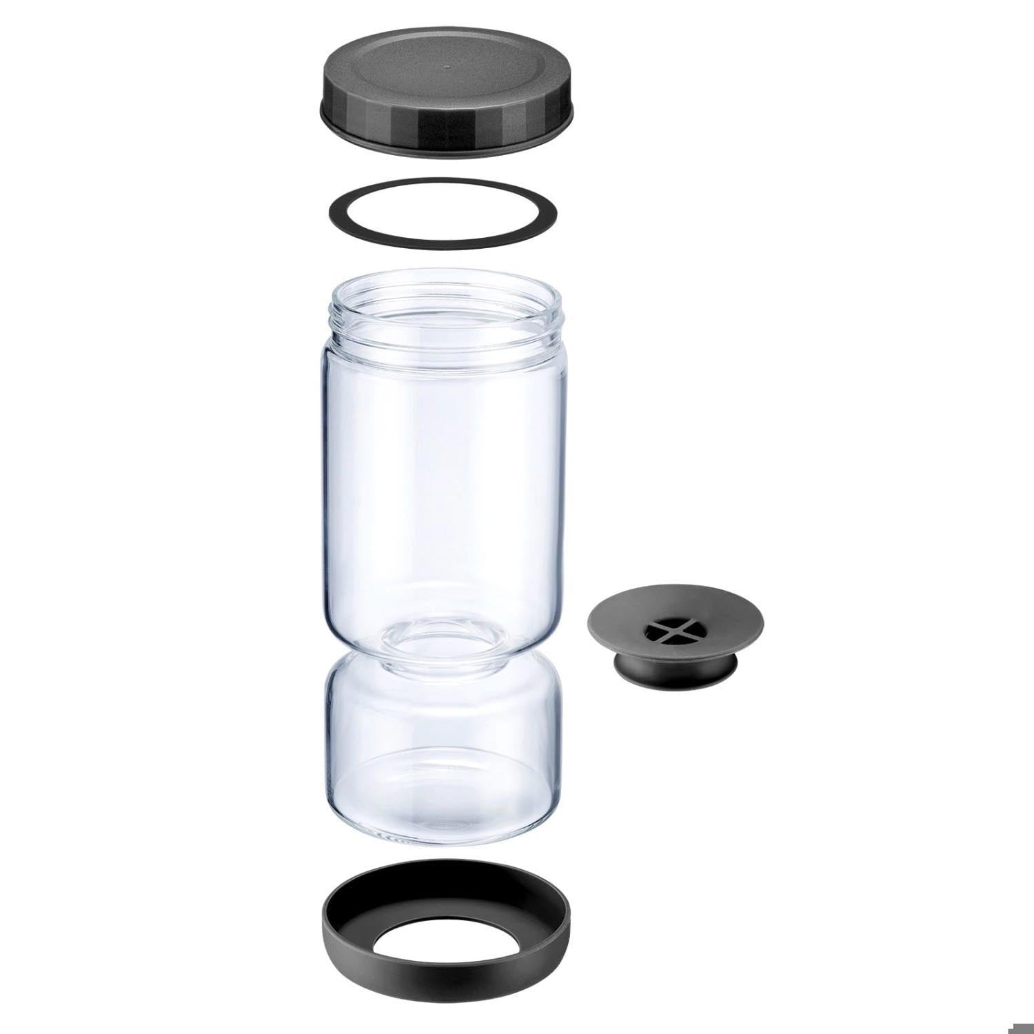 Praktisches Abtropfglas von Westmark, 1300 ml, ideal für die Aufbewahrung und das Abtropfen von Lebensmitteln.