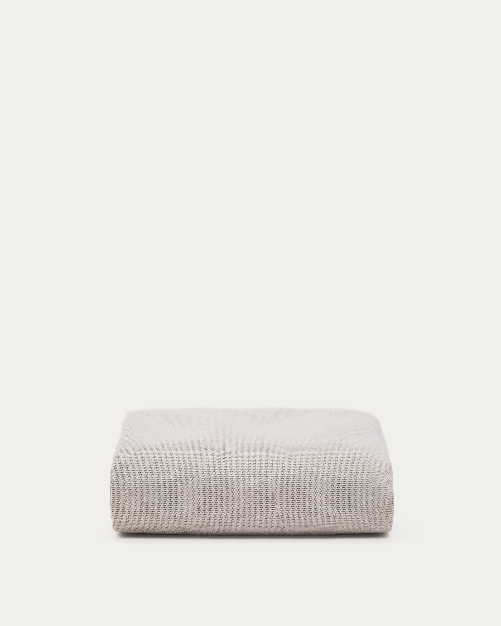 Eleganter Bettüberzug Blok in Beige für 90x200 cm Matratzen, atmungsaktiv, langlebig, von Kave Home. Perfekt für ein modernes Schlafzimmer.