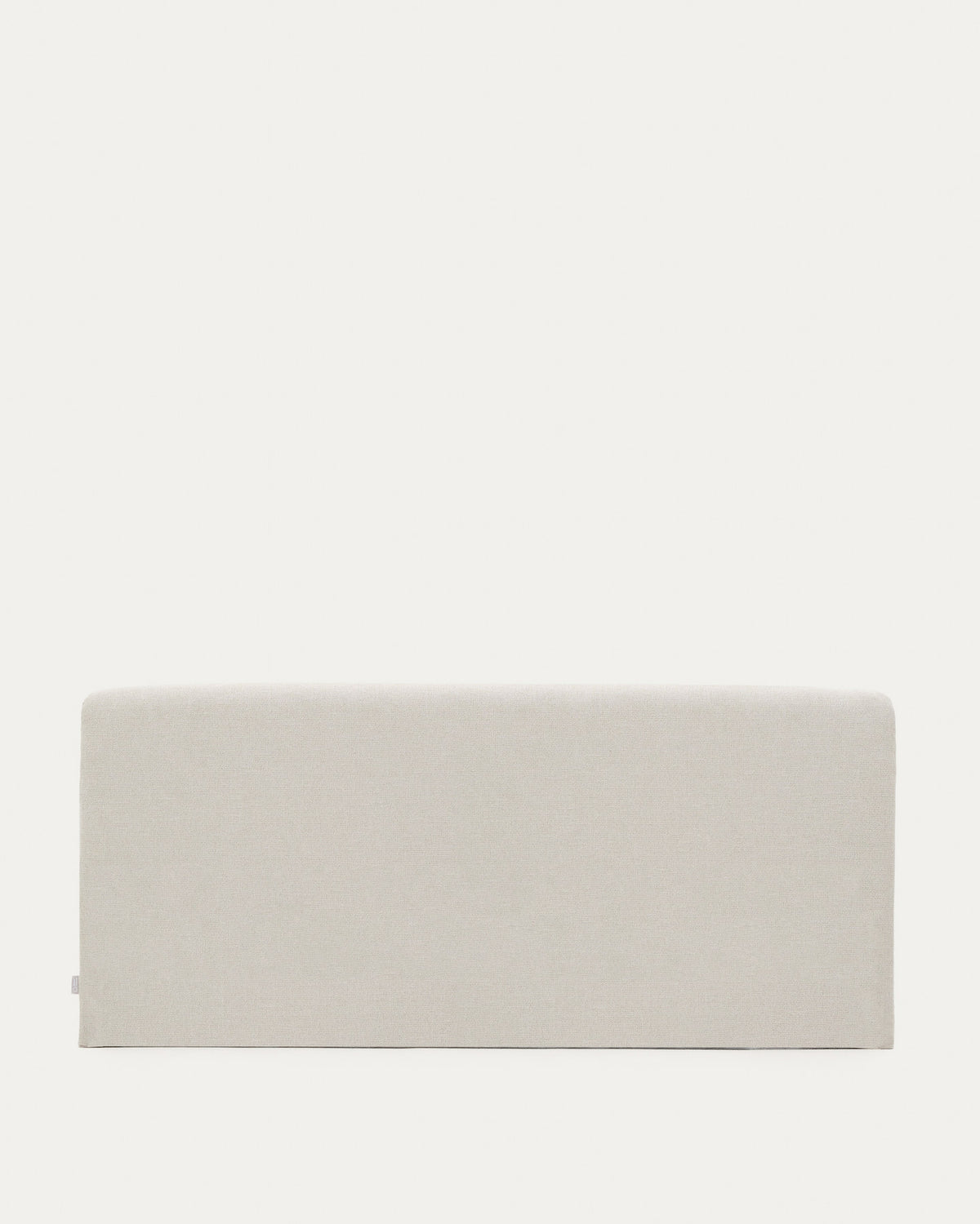 Abziehbares Kopfteil Valma aus perlfarbener Chenille für Betten bis 160 cm Breite in Perle präsentiert im Onlineshop von KAQTU Design AG. Kopfteile ist von Kave Home