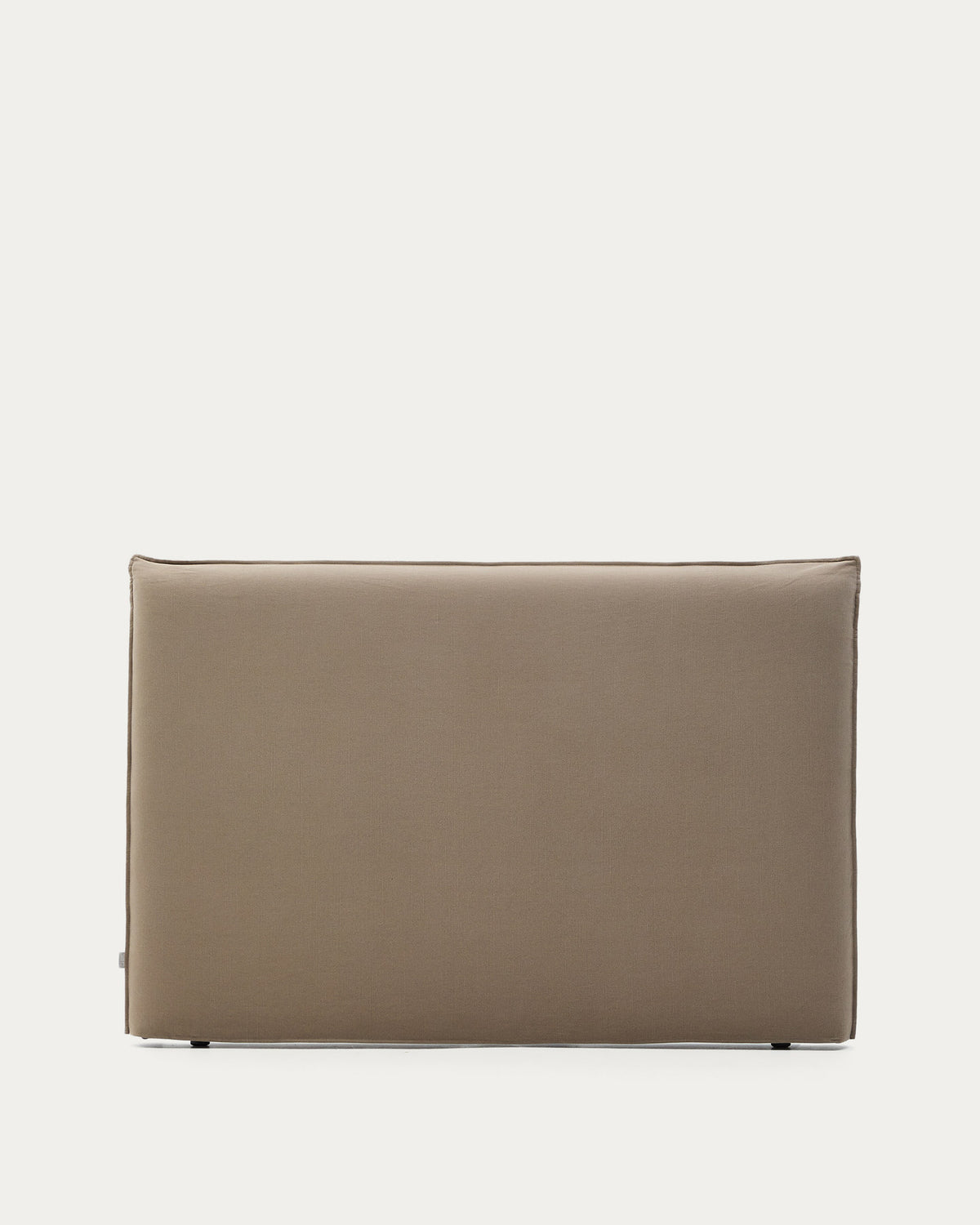 Kopfteil mit abnehmbarem Bezug Jaira aus Leinen und Baumwolle taupe für ein Bett von 160 cm FSC Mix Credit in Taupe präsentiert im Onlineshop von KAQTU Design AG. Kopfteile ist von Kave Home