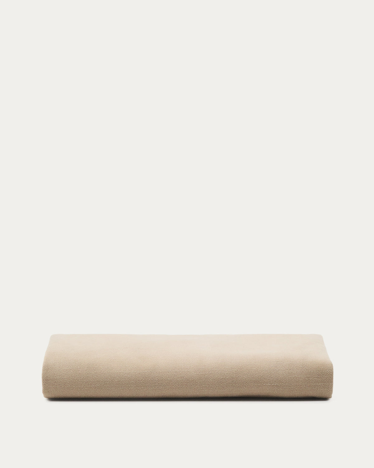 Kopfteilbezug Jaira aus Leinen und Baumwolle in Taupe für ein Bett bis zu 160 cm in Taupe präsentiert im Onlineshop von KAQTU Design AG. Zubehör Bett ist von Kave Home