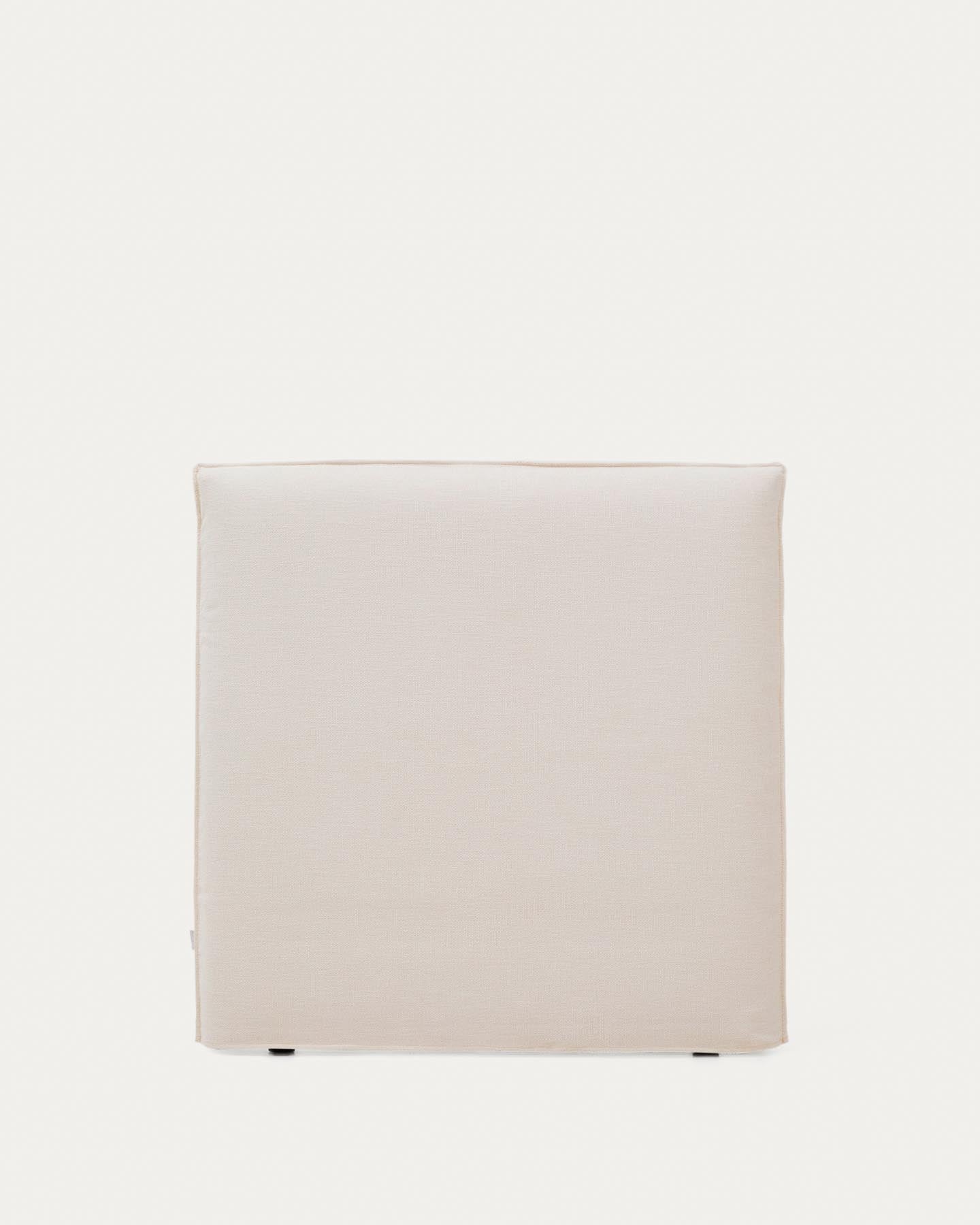 Bettkopfteilbezug Jaira aus weißer Chenille für 90-cm-Betten in präsentiert im Onlineshop von KAQTU Design AG. Zubehör Bett ist von Kave Home