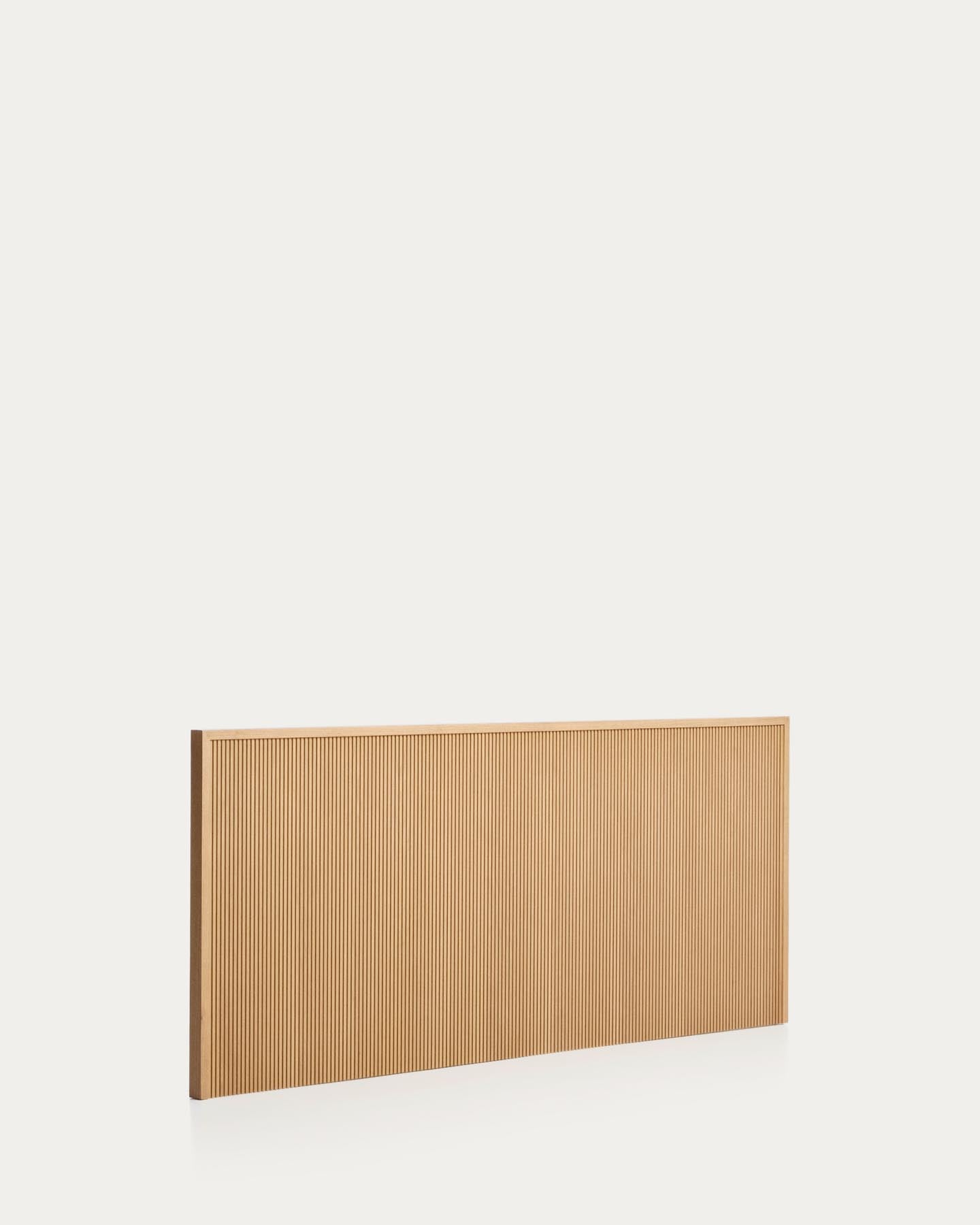 Bettkopfteil Helvine aus Eichenfurnier für Betten bis zu 160 cm, FSC 100 % in Natur präsentiert im Onlineshop von KAQTU Design AG. Kopfteile ist von Kave Home