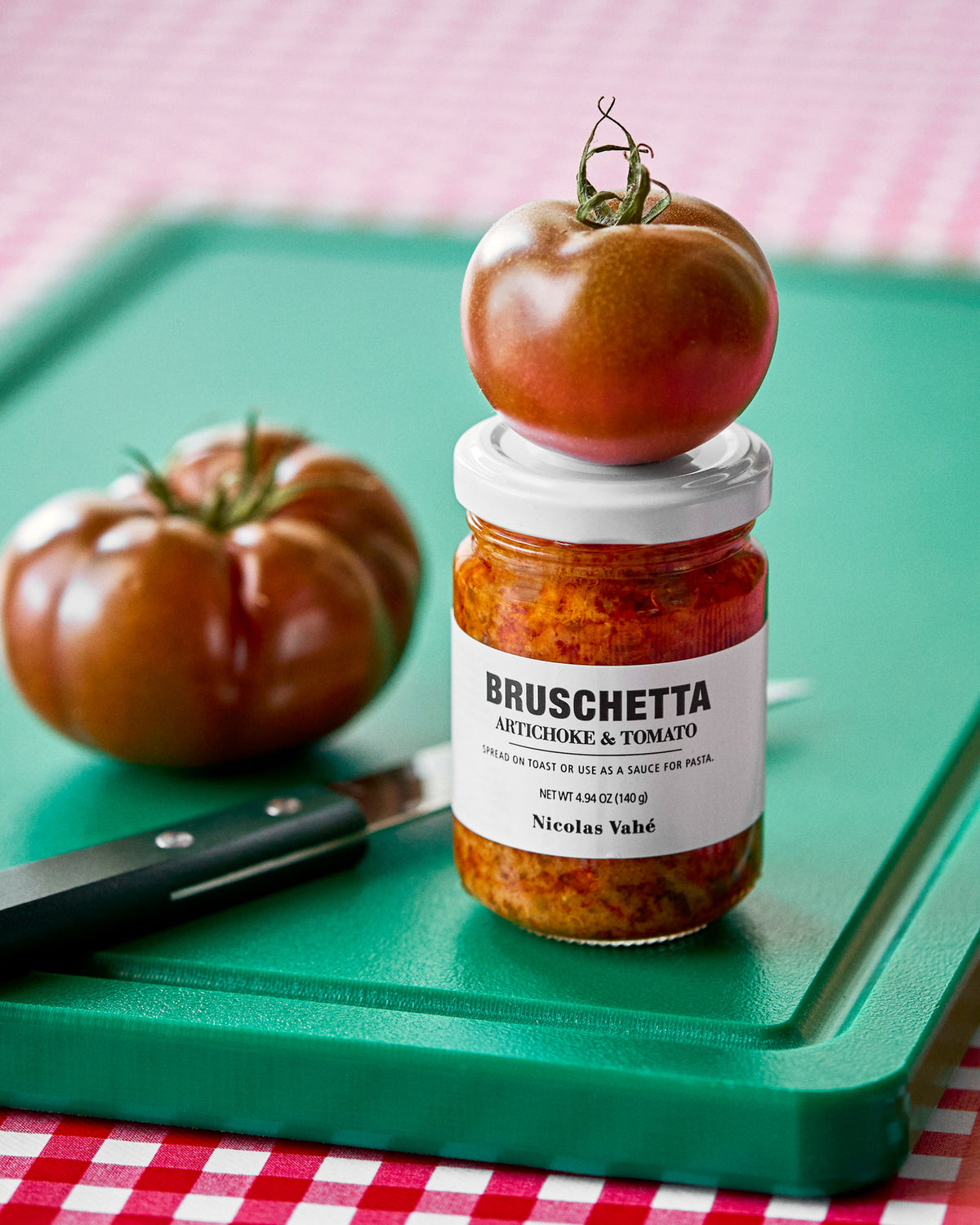 Bruschetta, Artichoke & Tomato in präsentiert im Onlineshop von KAQTU Design AG. Lebensmittel ist von Nicolas Vahé