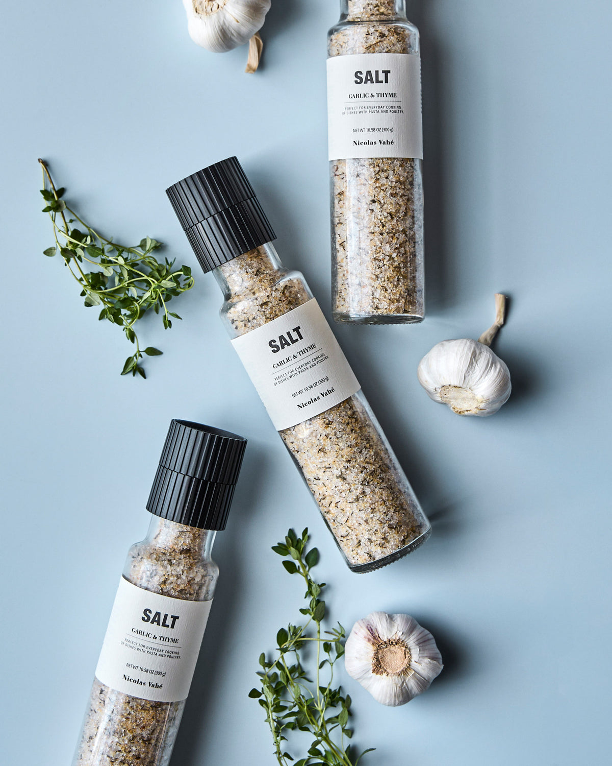 Salz, Knoblauch & Thyme in präsentiert im Onlineshop von KAQTU Design AG. Salz & Pfeffer ist von Nicolas Vahé