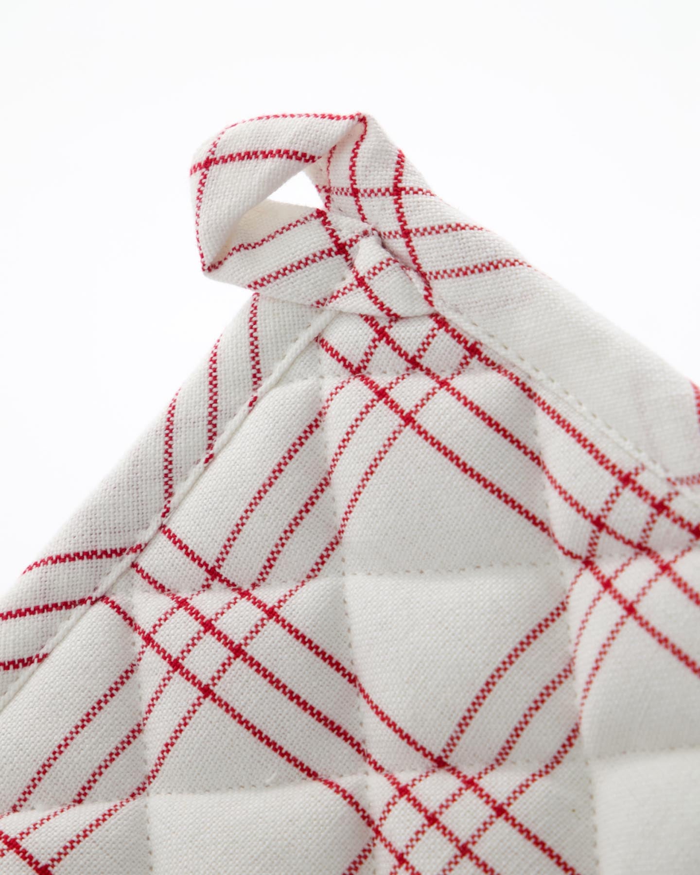 Entdecken Sie die stilvollen Topflappen NVChef in Rot von Nicolas Vahé – perfekte Kombination aus Sicherheit und zeitlosem Design für Ihre Küche!