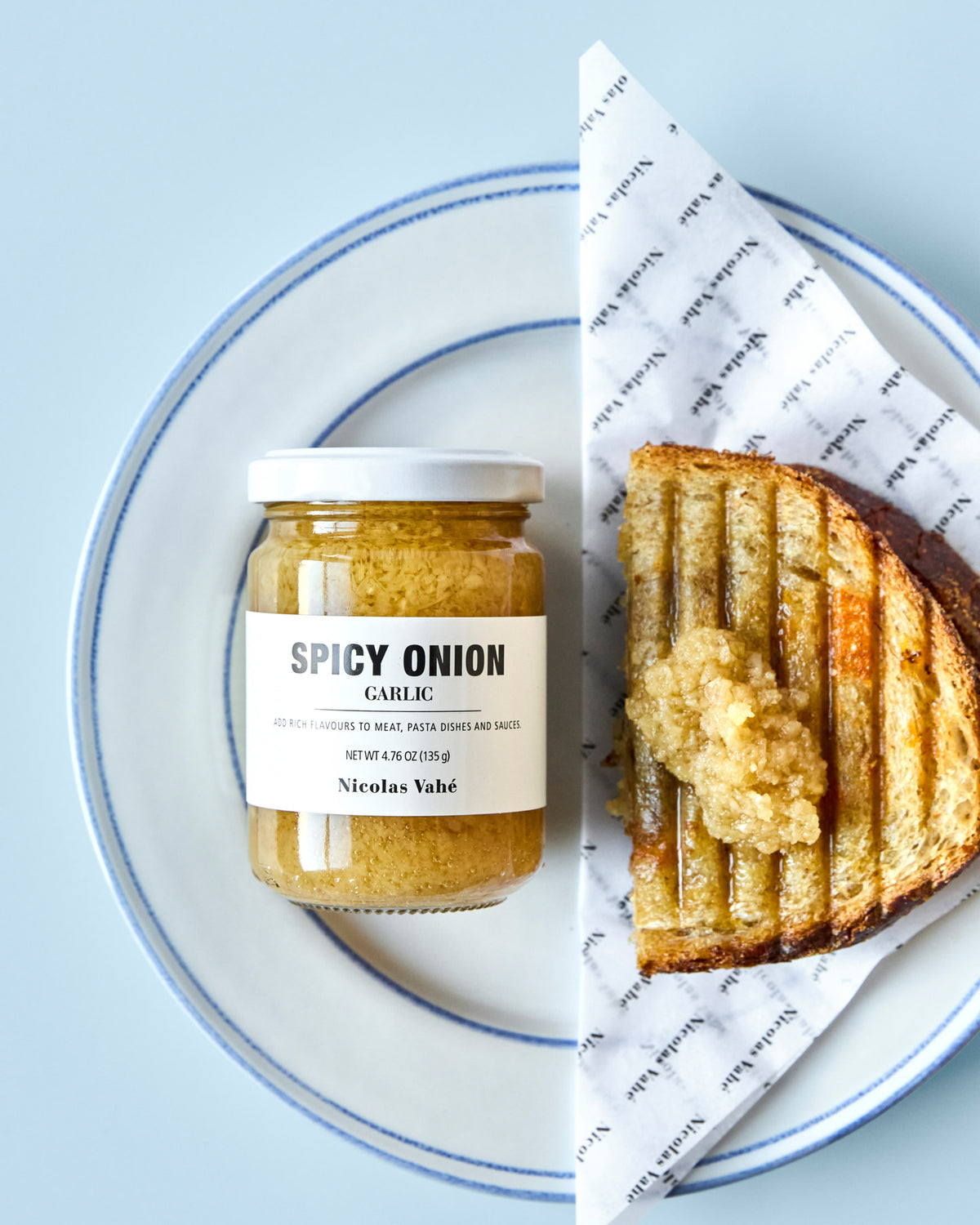 Spicy onion, Garlic, 135 g in präsentiert im Onlineshop von KAQTU Design AG. Lebensmittel ist von Nicolas Vahé
