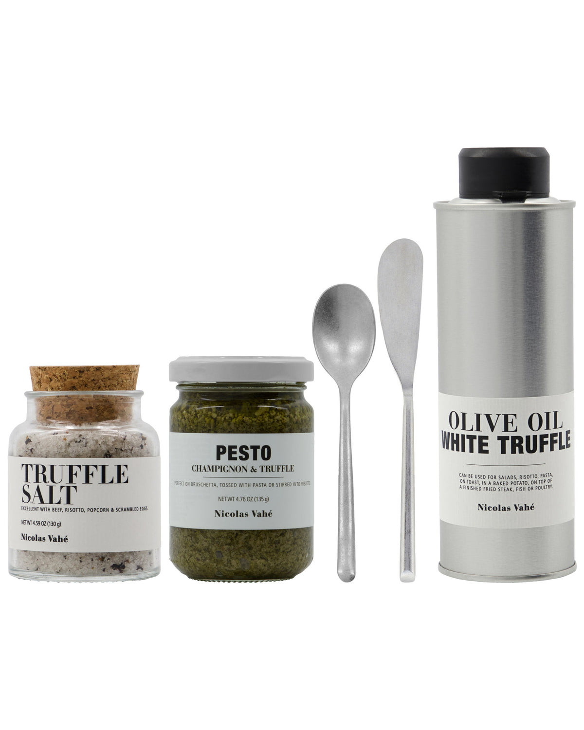 Weisse Geschenktasche mit Anhänger, Geschenkset Because truffle is always in season