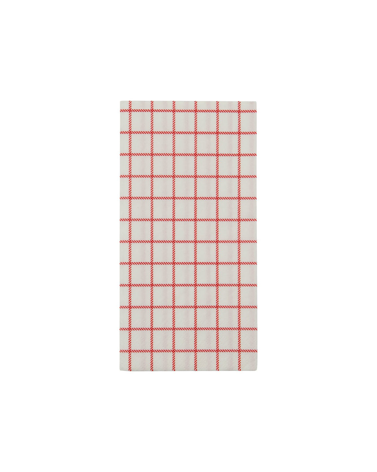 Weisse Papierservietten NVCheck von Nicolas Vahé, 10 x 20 cm, foodsafe, rechteckige Form, aus Polen gefertigt.