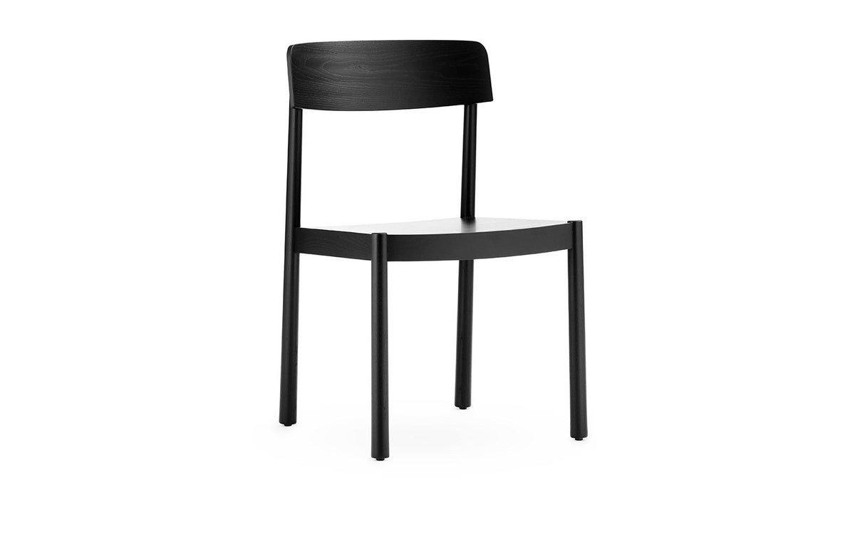 Timb Stuhl in Schwarz präsentiert im Onlineshop von KAQTU Design AG. Stuhl ist von Normann Copenhagen