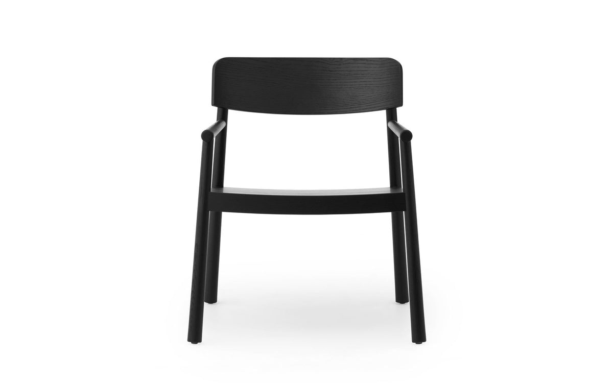 Timb Loungesessel in Schwarz präsentiert im Onlineshop von KAQTU Design AG. Sessel ist von Normann Copenhagen