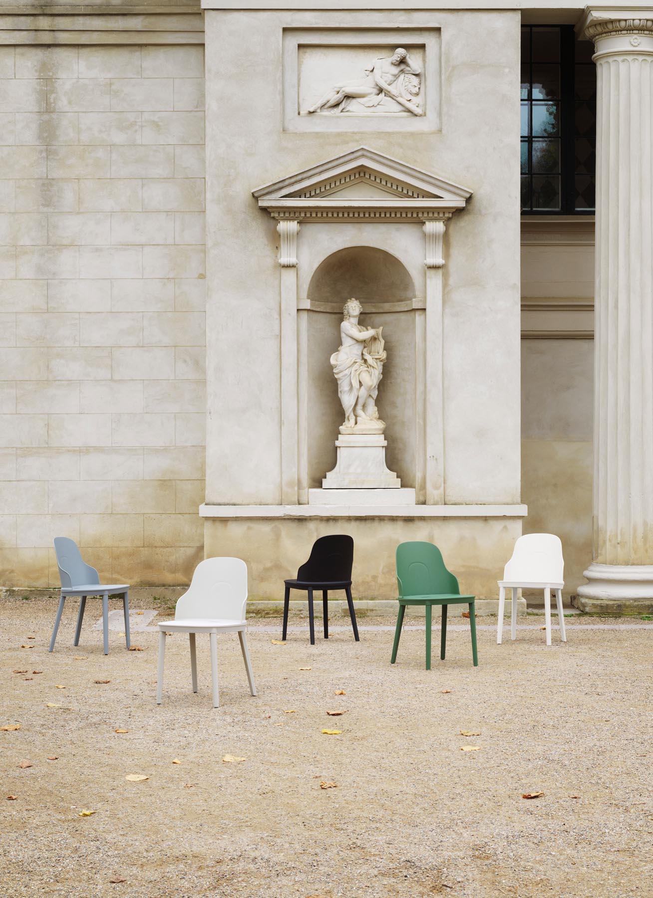 Allez Stuhl: Skandinavische Ästhetik trifft auf vielseitige Funktionalität.