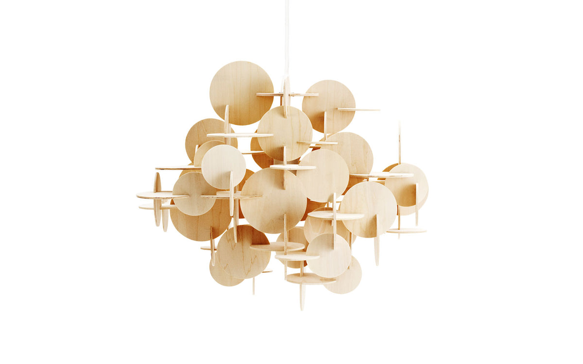 Bau Hängeleuchte gross EU Natur in präsentiert im Onlineshop von KAQTU Design AG. Pendelleuchte ist von Normann Copenhagen