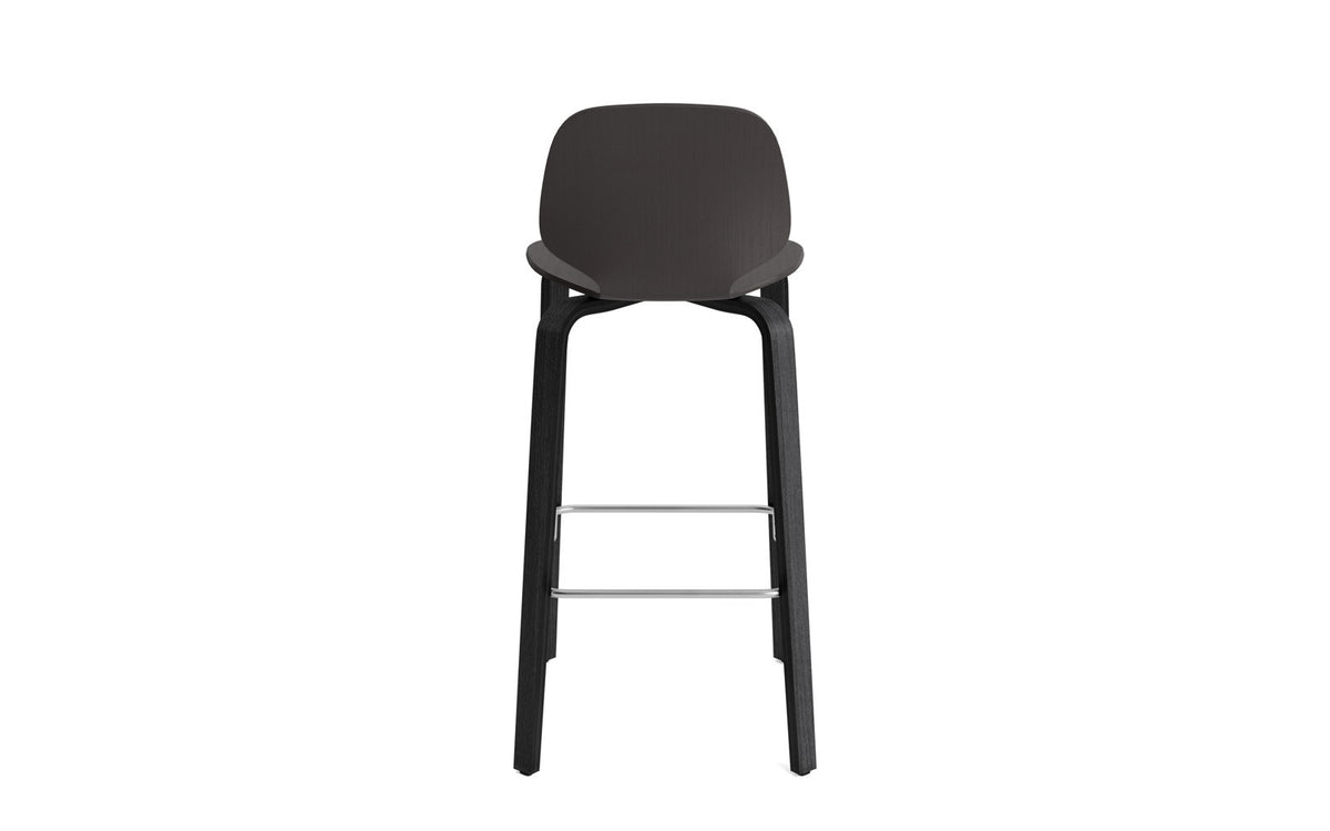 My Chair Barhocker 75 cm in Black präsentiert im Onlineshop von KAQTU Design AG. Barstuhl ist von Normann Copenhagen