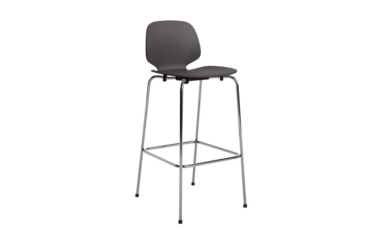 My Chair Barhocker 75 cm in Black präsentiert im Onlineshop von KAQTU Design AG. Barstuhl ist von Normann Copenhagen