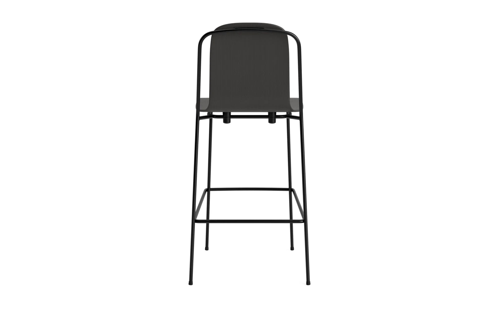 Eleganter Barstuhl von Normann Copenhagen, vereint skandinavisches Design mit Funktionalität, perfekt für moderne Küchen und Bars.