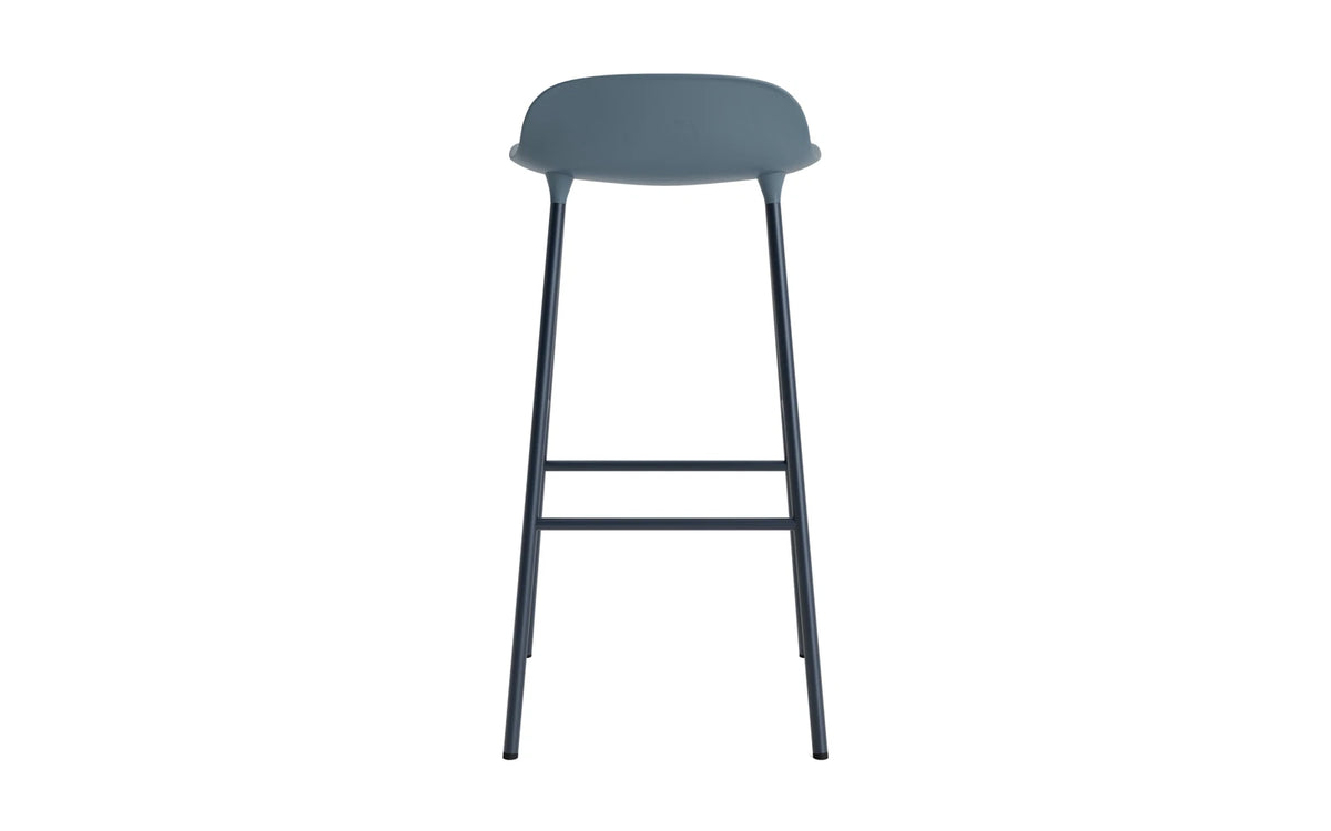 Form Barhocker in Blau präsentiert im Onlineshop von KAQTU Design AG. Barstuhl ist von Normann Copenhagen