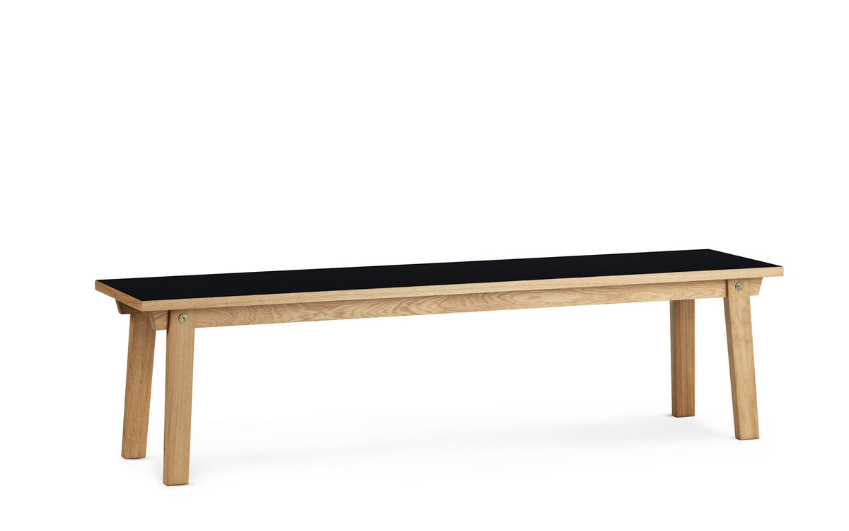 Slice Bank 38 x 160 cm Linoleum in Linoleum präsentiert im Onlineshop von KAQTU Design AG. Sitzbank ist von Normann Copenhagen