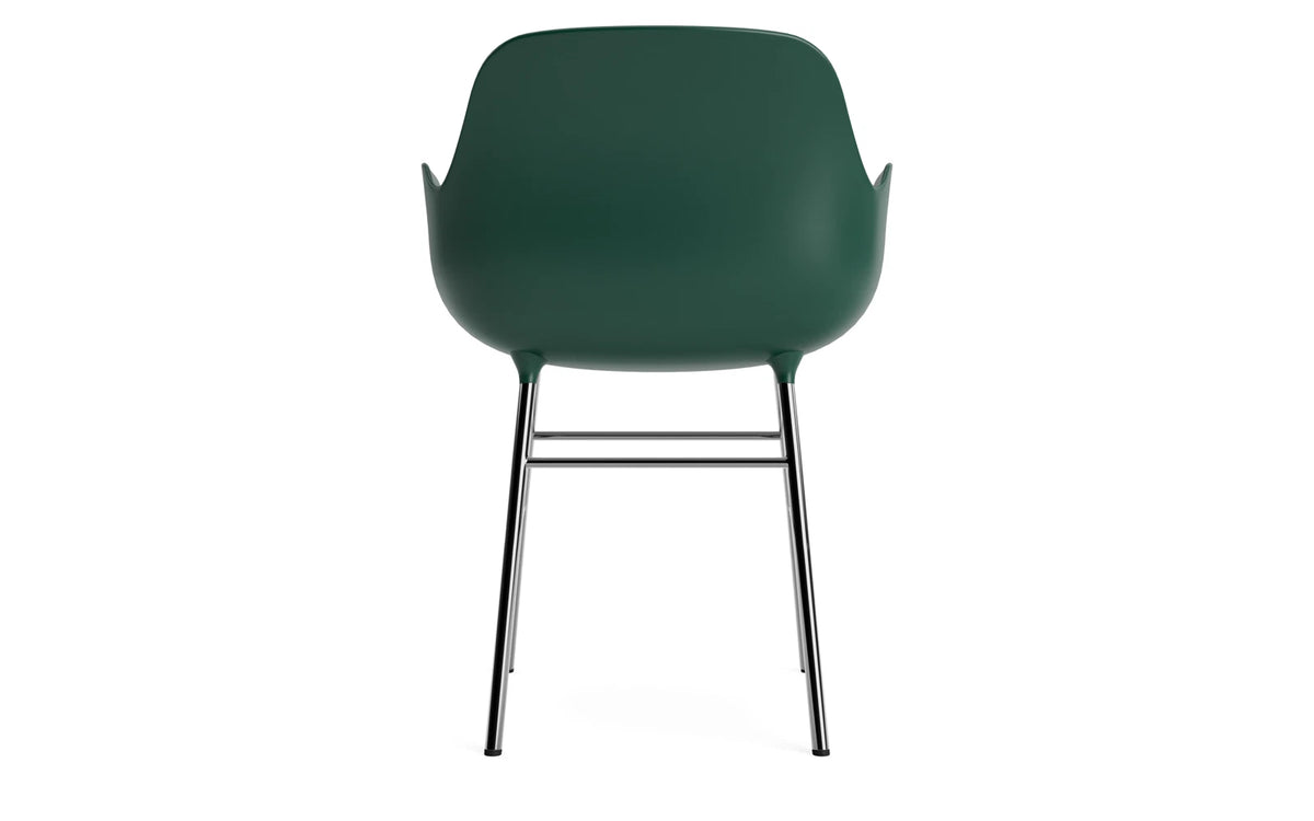 Form Armlehnstuhl in Grün präsentiert im Onlineshop von KAQTU Design AG. Stuhl mit Armlehne ist von Normann Copenhagen