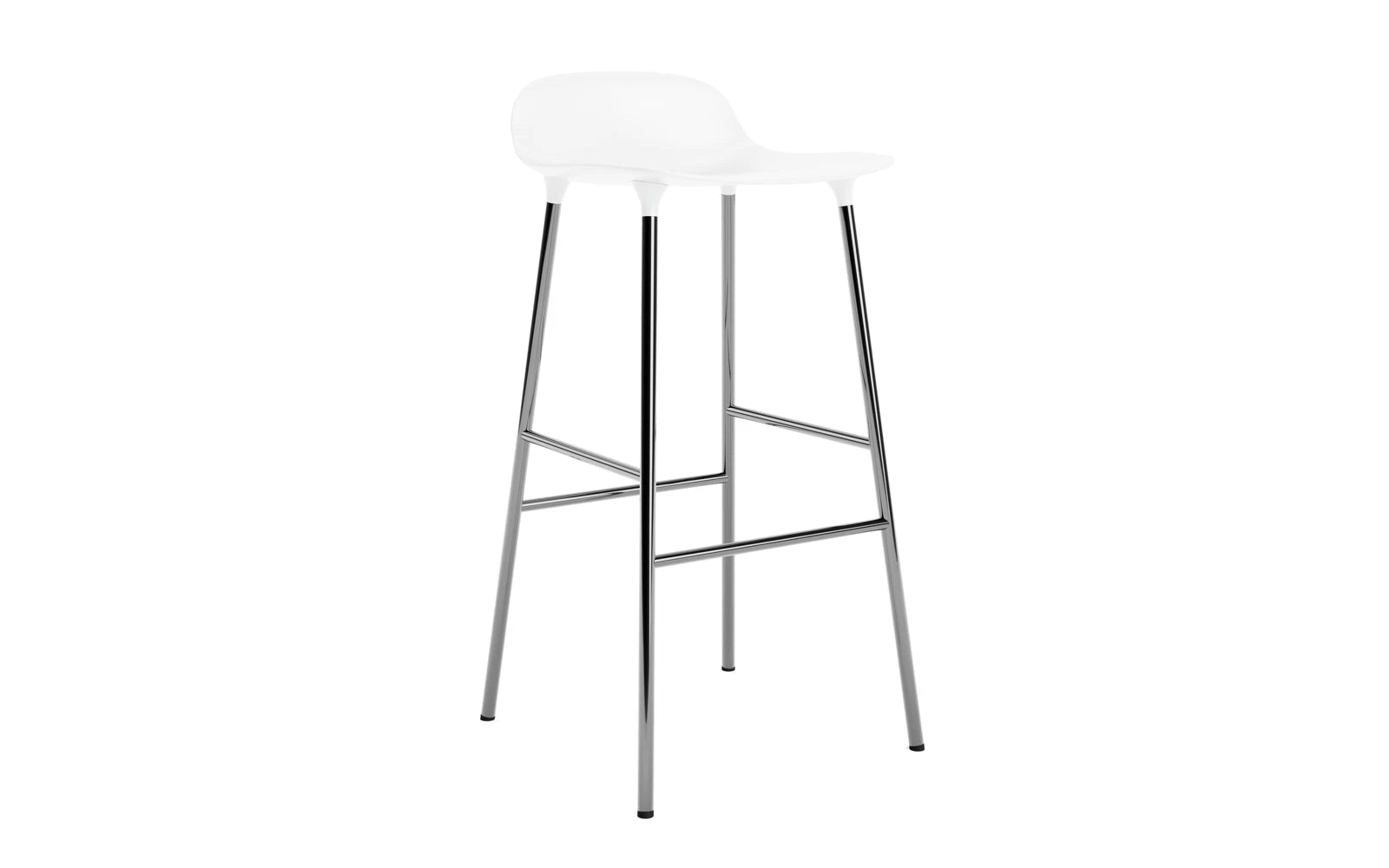Eleganter Form Barhocker von Normann Copenhagen, perfekt für moderne Wohnräume, vereint Komfort und skandinavisches Design.
