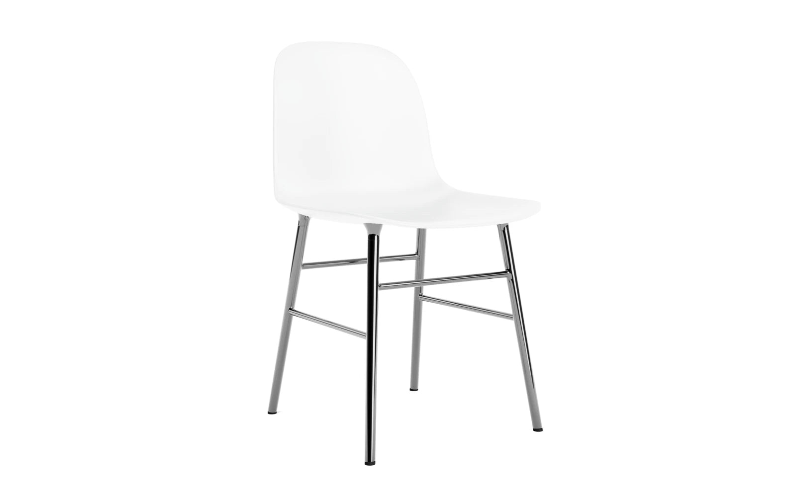 Form Stuhl in Weiss präsentiert im Onlineshop von KAQTU Design AG. Stuhl ist von Normann Copenhagen