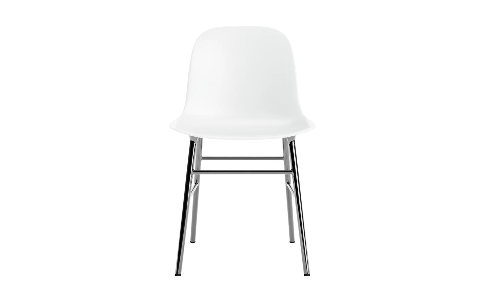 Form Stuhl in Weiss präsentiert im Onlineshop von KAQTU Design AG. Stuhl ist von Normann Copenhagen