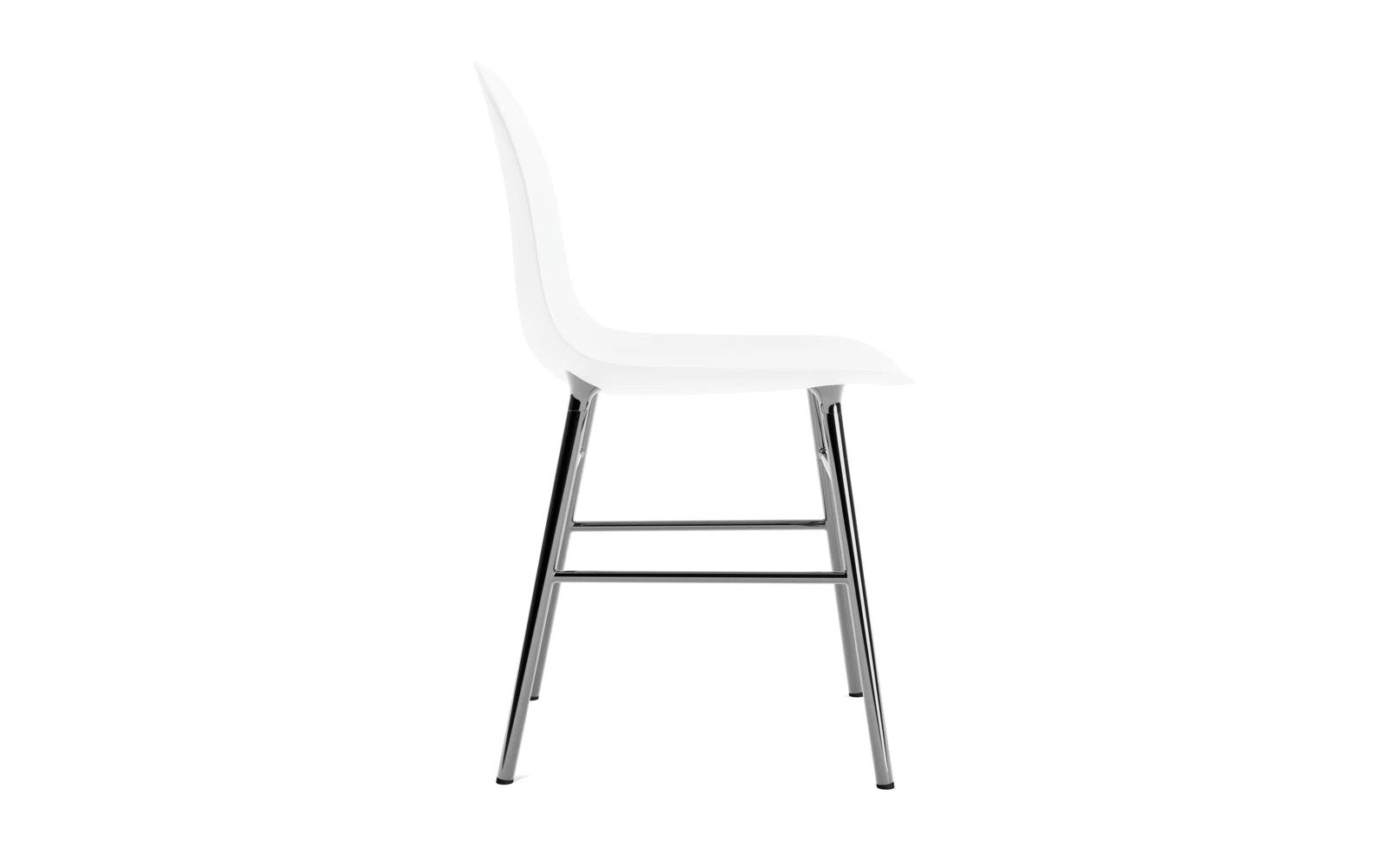 Form Stuhl in Weiss präsentiert im Onlineshop von KAQTU Design AG. Stuhl ist von Normann Copenhagen