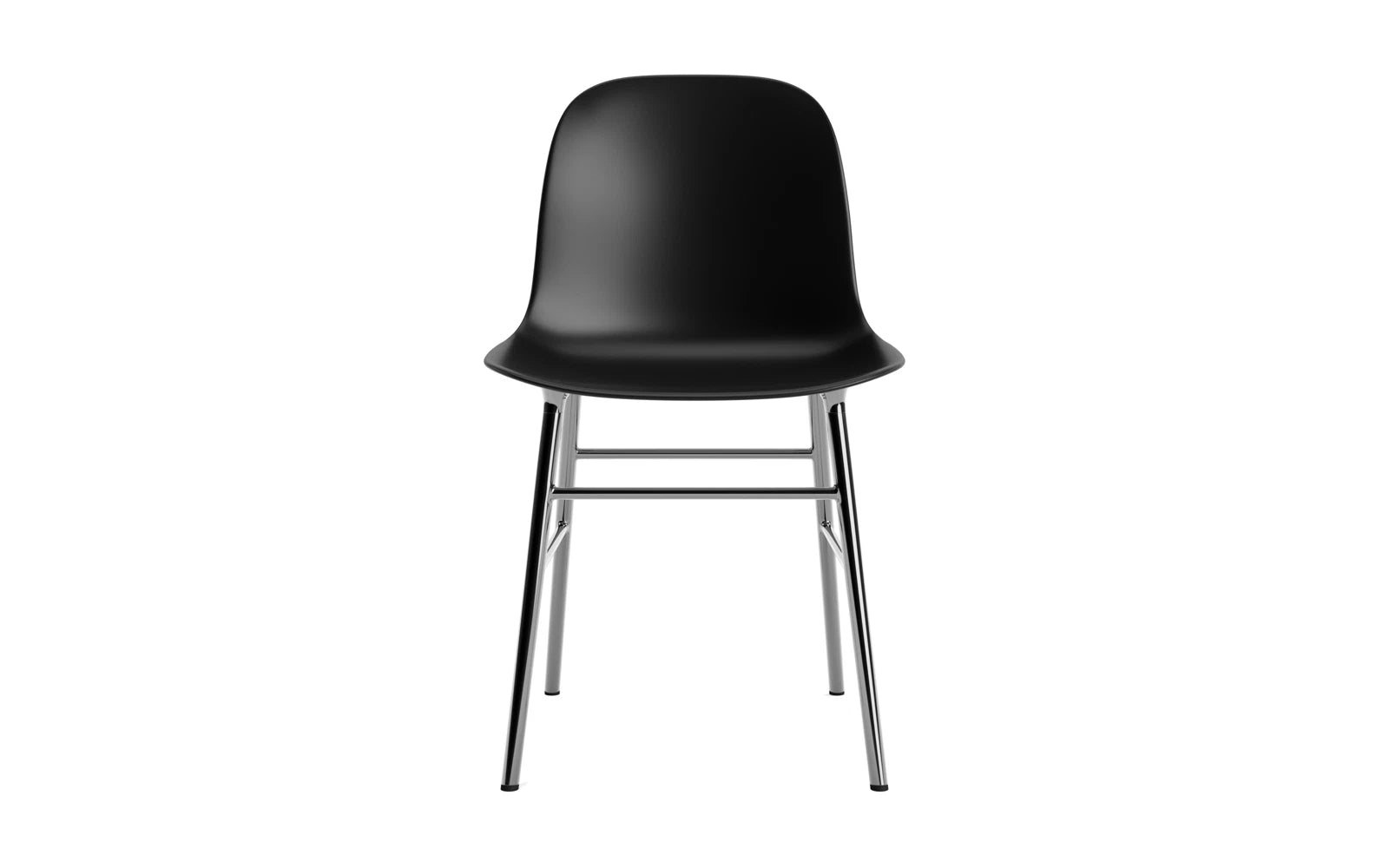 Form Stuhl in Schwarz präsentiert im Onlineshop von KAQTU Design AG. Stuhl ist von Normann Copenhagen
