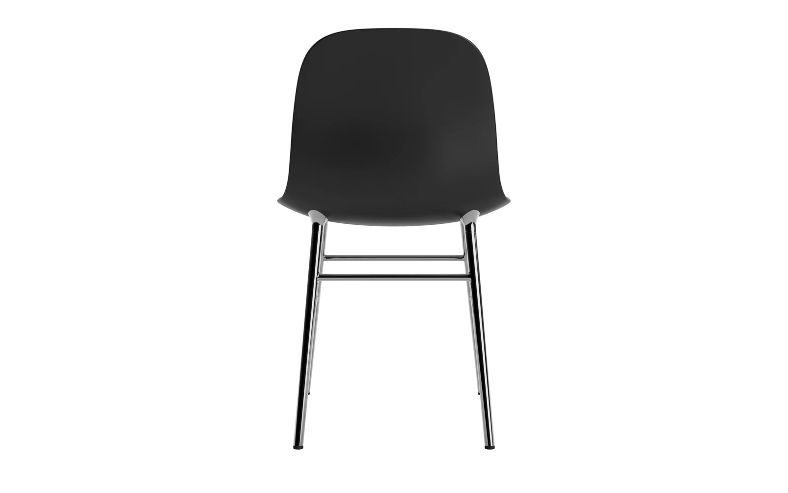 Form Stuhl in Schwarz präsentiert im Onlineshop von KAQTU Design AG. Stuhl ist von Normann Copenhagen