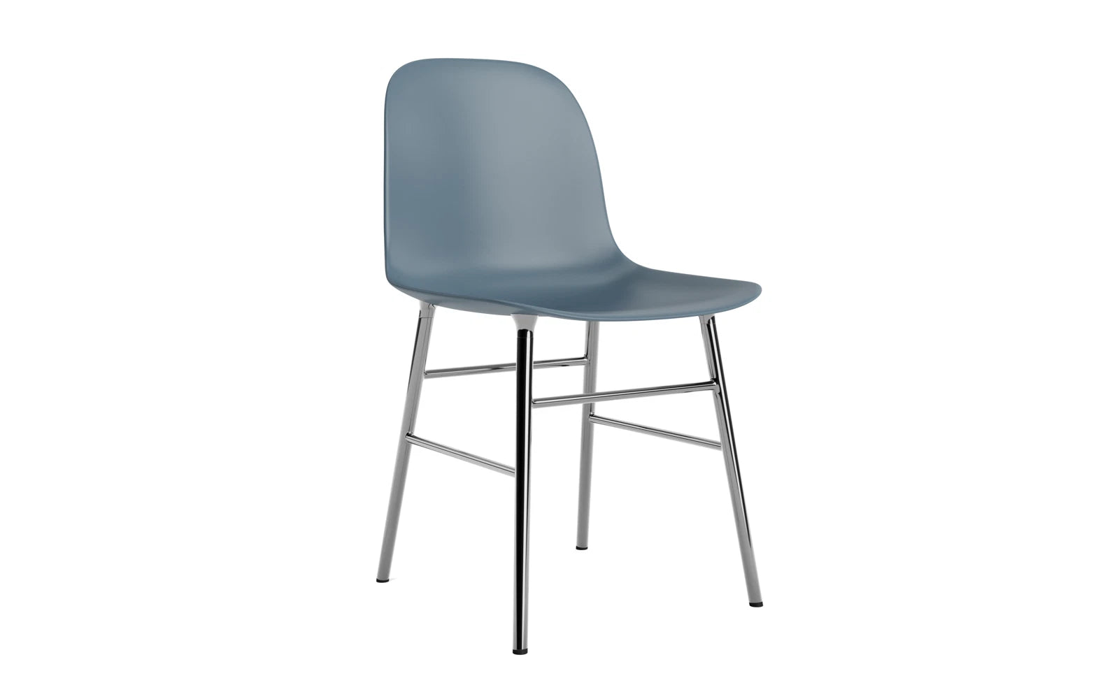 Form Stuhl in Blau präsentiert im Onlineshop von KAQTU Design AG. Stuhl ist von Normann Copenhagen
