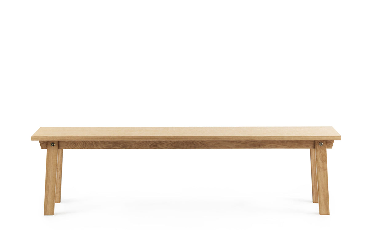 Slice Bank vol. 2 38x160 cm Eiche in präsentiert im Onlineshop von KAQTU Design AG. Sitzbank ist von Normann Copenhagen
