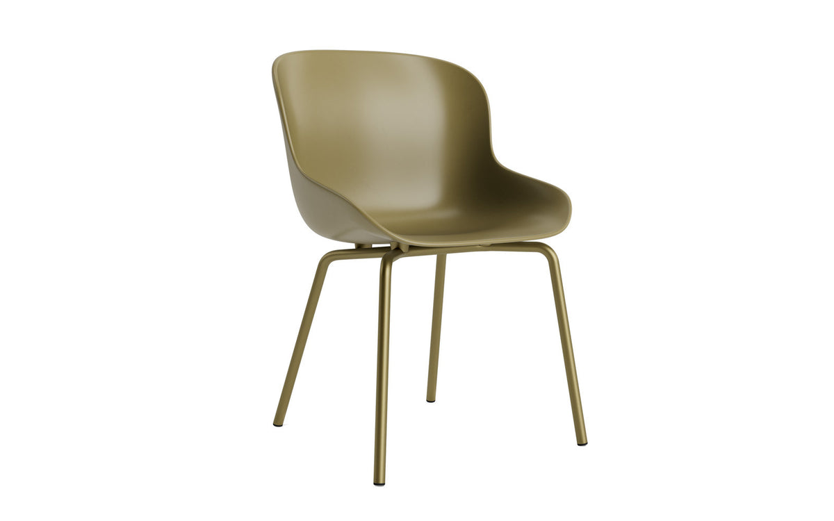 Hyg Stuhl in Olive präsentiert im Onlineshop von KAQTU Design AG. Schalenstuhl ist von Normann Copenhagen