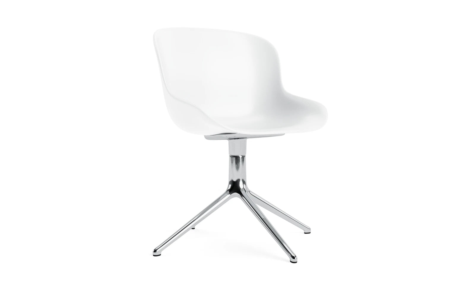 Der Hyg Drehsessel von Normann Copenhagen vereint dänische Hygge mit sanften Linien für ultimativen Komfort.