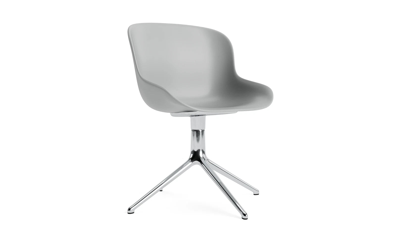 Hyg Drehsessel Aluminium Grau in präsentiert im Onlineshop von KAQTU Design AG. Sessel ist von Normann Copenhagen