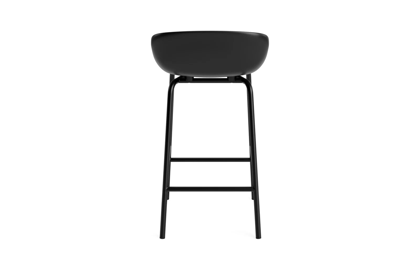 Der Hyg Barhocker von Normann Copenhagen bietet stilvolles Design und hohen Sitzkomfort, ideal für moderne Wohnräume und Bars.