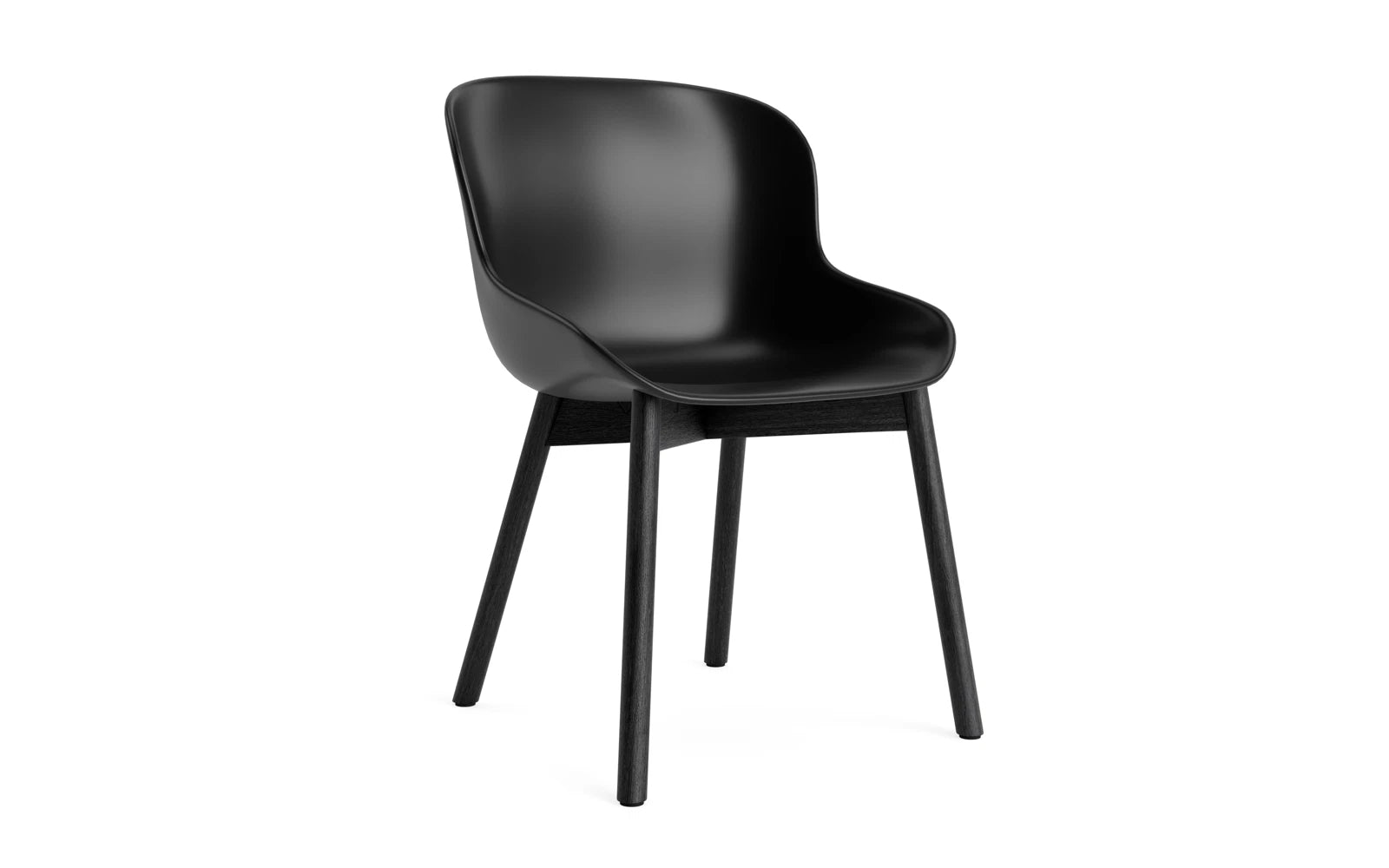 Hyg Stuhl Schwarze Eiche/Schwarz in  präsentiert im Onlineshop von KAQTU Design AG. Stuhl ist von Normann Copenhagen